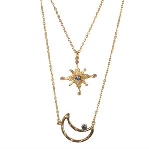 Moon & Star Pendant